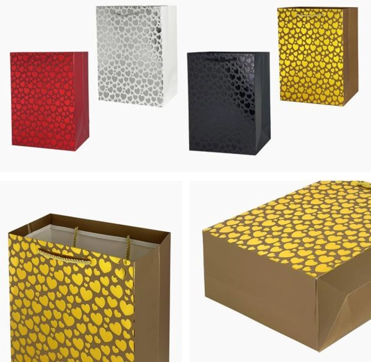 Bolsa de regalo 23 × 18 × 10 cm – mix de motivos