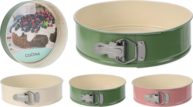 Molde para tarta de acero con revestimiento antiadherente 24 cm