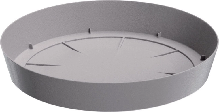Plato para maceta LOFLY 30,5 cm piedra gris