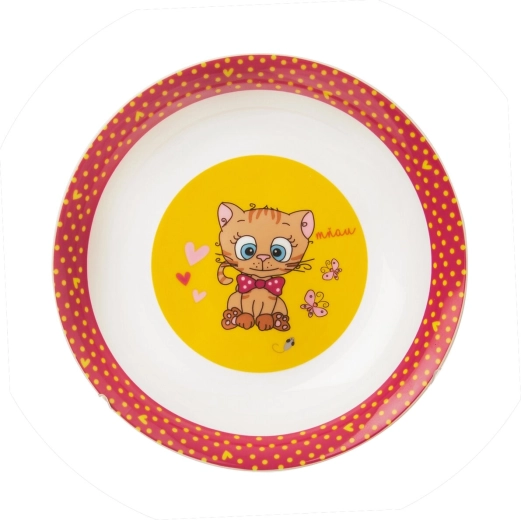 Plato hondo infantil KOCOUŘI 19 cm