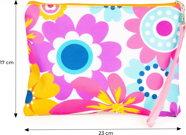 Práctico neceser con cremallera 23 × 17 cm