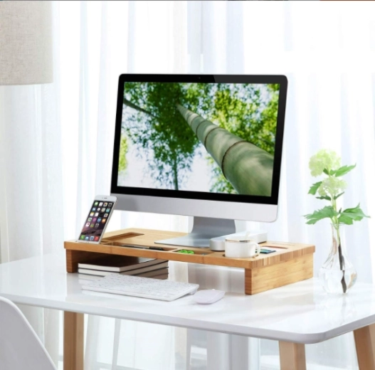 Elevación ergonómica del monitor