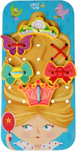 Piezas de madera seguras y colores vivos