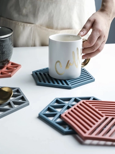 Estabilidad antideslizante para cada taza y olla