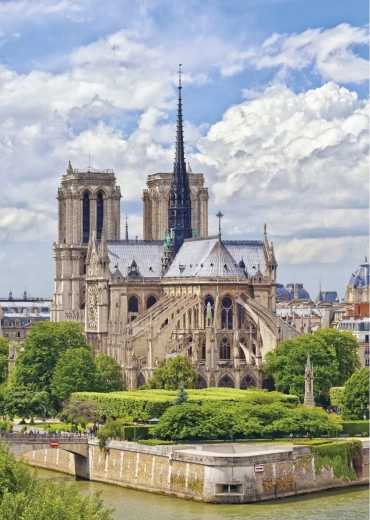 Motivo icónico de la catedral NOTRE-DAME