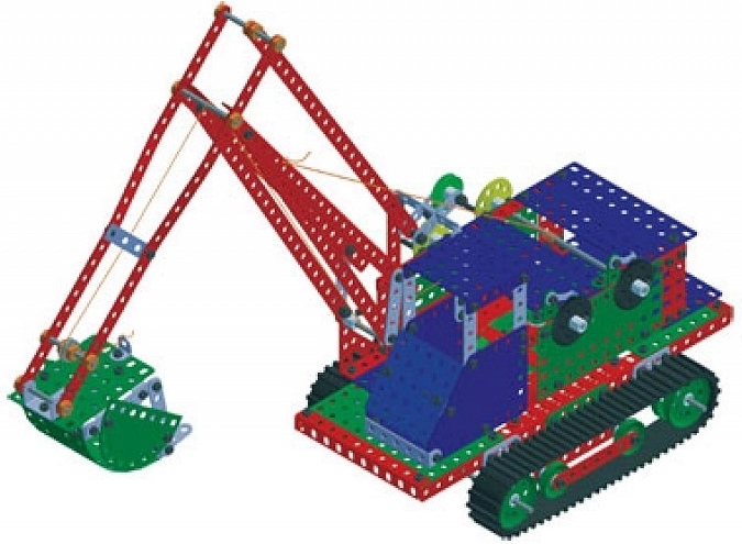 Completo set con 767 piezas metálicas