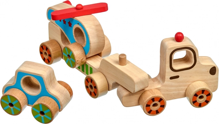 Madera segura y colores llamativos