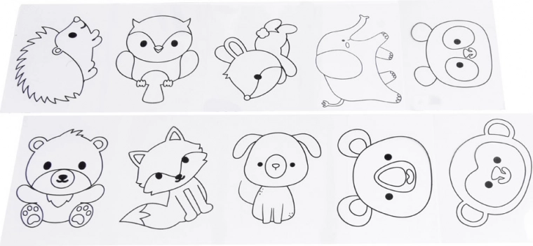 Adorables plantillas de animalitos