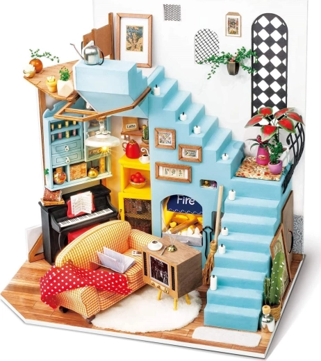 Acogedora mini escena con detalles realistas