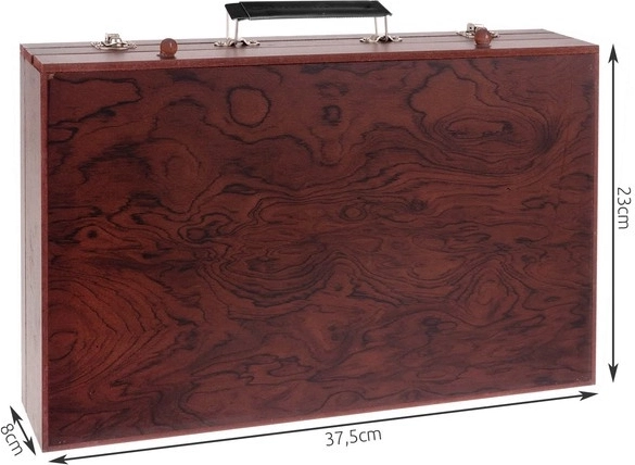 Elegante y resistente maletín de madera