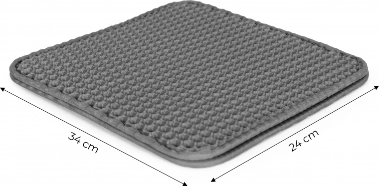 Construcción de dos capas para una limpieza sin esfuerzo