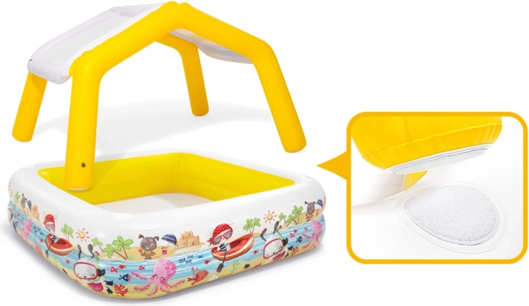 Techo desmontable para una sombra cómoda