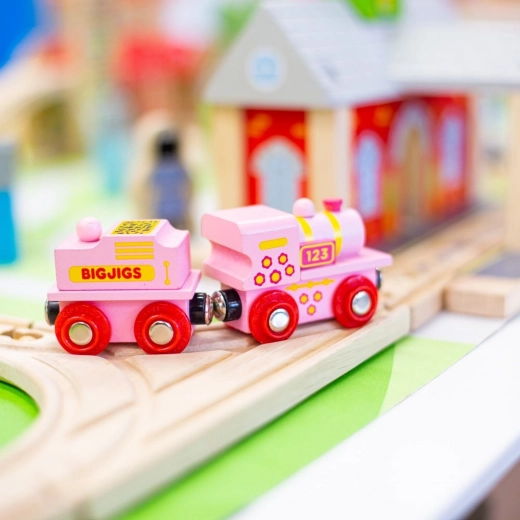 Compatible con la mayoría de las vías de tren de madera