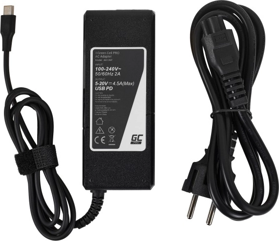 Potencia de 90 W con Power Delivery