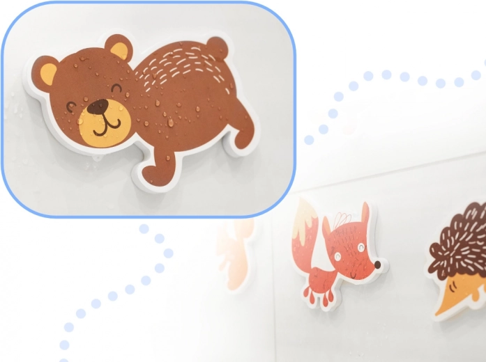 Espuma ligera que se adhiere sobre superficies mojadas