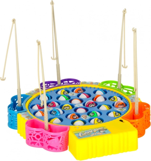 Estanque giratorio con sonidos