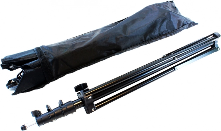 Trípode de aluminio estable con altura de 80–190 cm