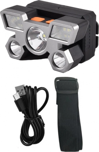 Carga USB y larga autonomía de 5–10 horas