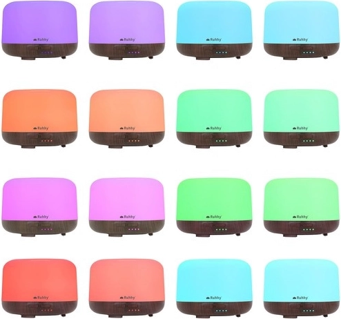 4 en 1: humidificación, aromaterapia, ionización e iluminación LED ambiental