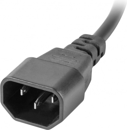 Entrada IEC C14 y cable de 2 m para una integración sencilla