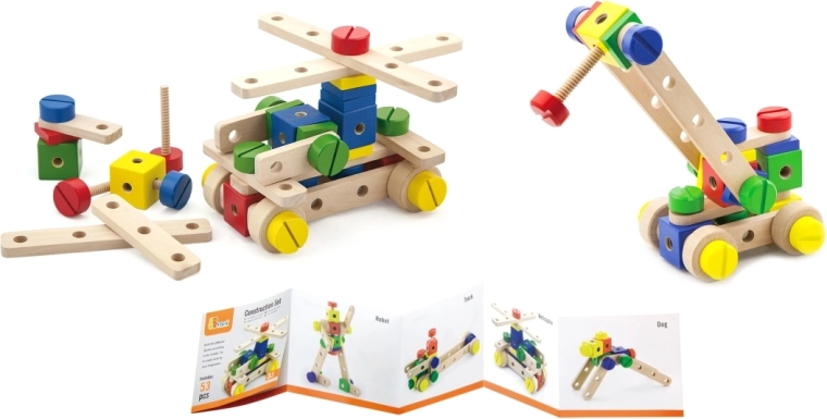 53 piezas de colores para combinaciones infinitas