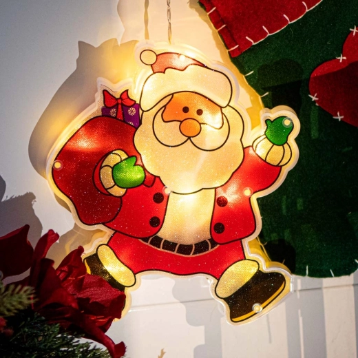 Motivo navideño mágico con luz LED