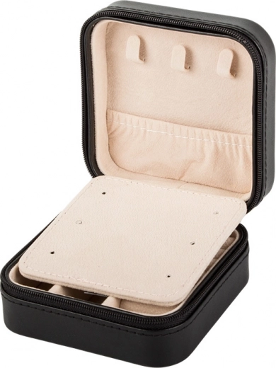 Almacenamiento seguro con cremallera y terciopelo