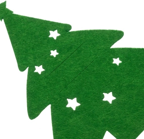 Fieltro resistente y grueso que mantiene la forma