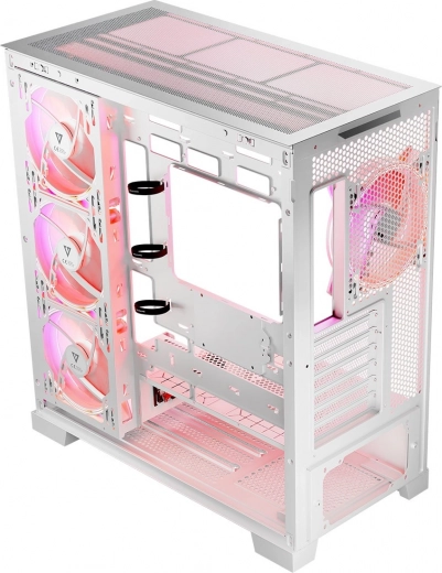 Refrigeración potente: 4× 140 mm ARGB de serie