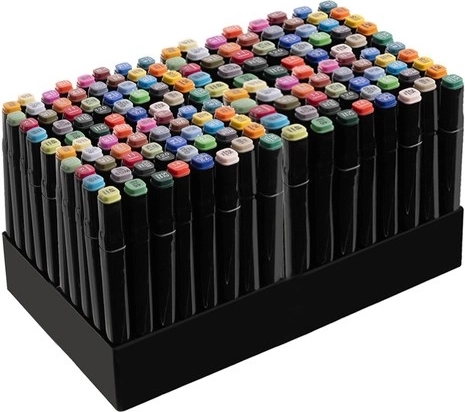 168 colores intensos con tinta de secado rápido