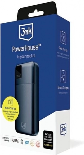 Multi‑Charge: cargue hasta 3 dispositivos simultáneamente