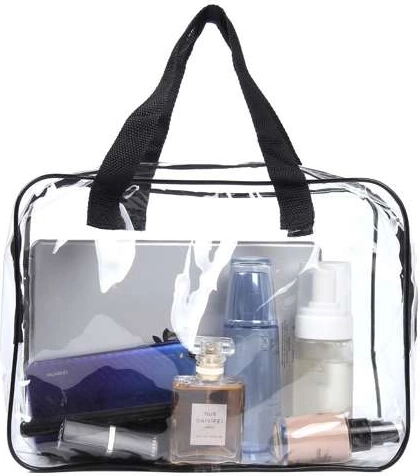 Transparente e ideal para viajar