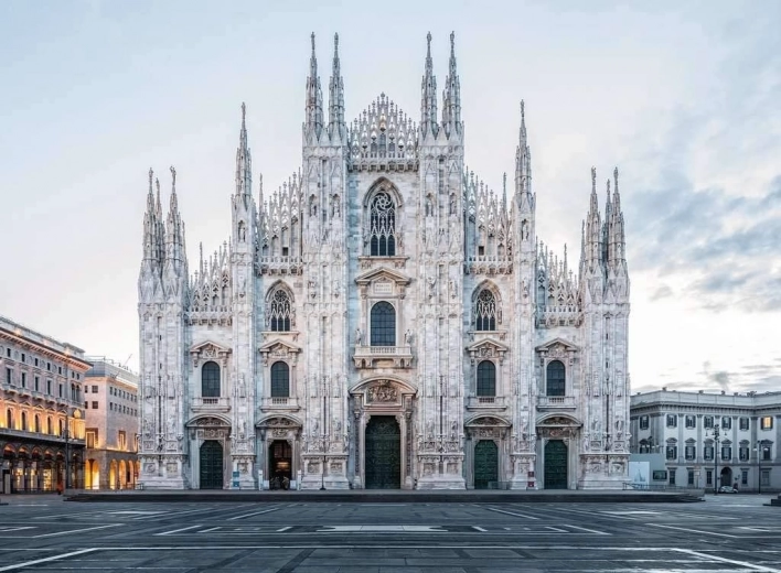 Motivo icónico del Duomo di Milano