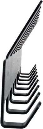 Acero resistente con recubrimiento en polvo