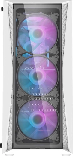 Vidrio templado y diseño blanco limpio