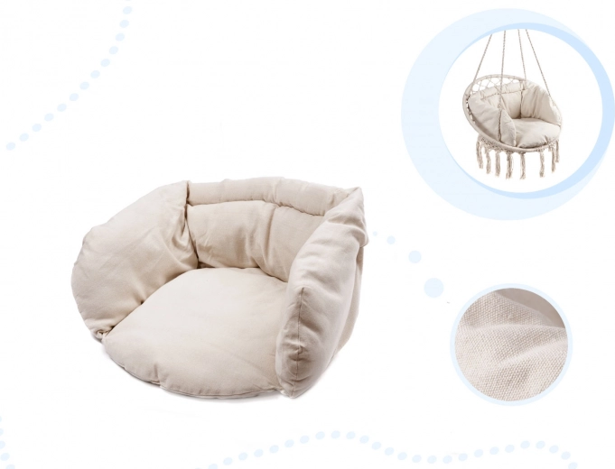 Asiento cómodo con cojines suaves