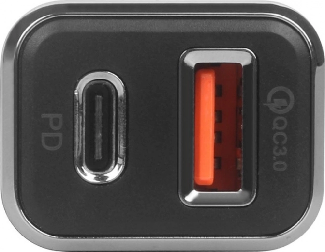 Salida doble USB‑C + USB‑A