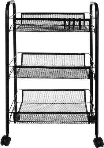 Estructura metálica estable con pintura negra mate