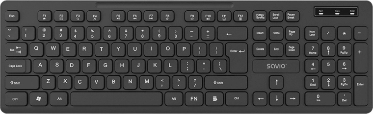 Diseño completo con teclado numérico