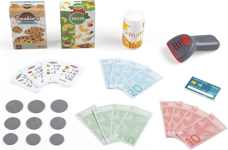 Completo set de 30 accesorios para jugar a la tienda