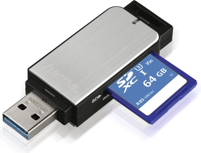 Transferencia rápida mediante USB 3.0 y UHS‑I