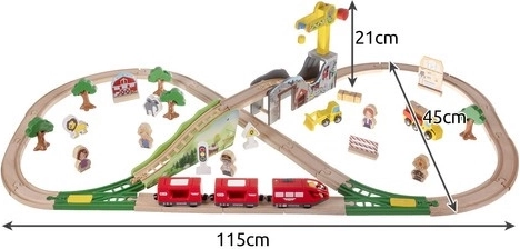 Gran superficie: recorrido de hasta 115 × 45 × 21 cm