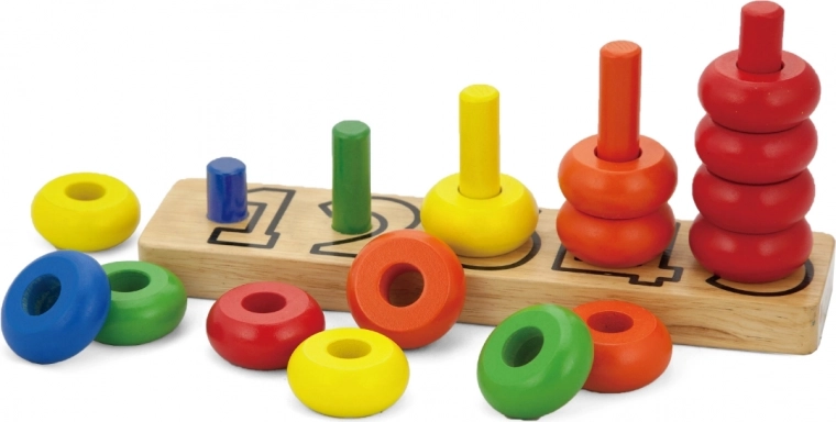 El conteo y los colores al alcance de la mano
