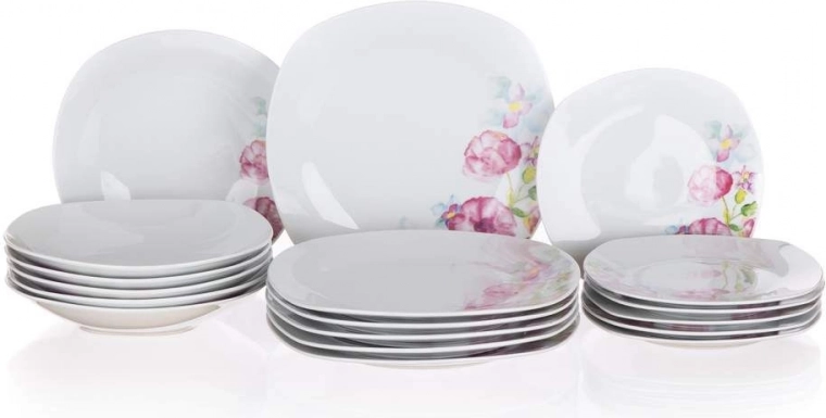 Forma moderna y delicada decoración floral