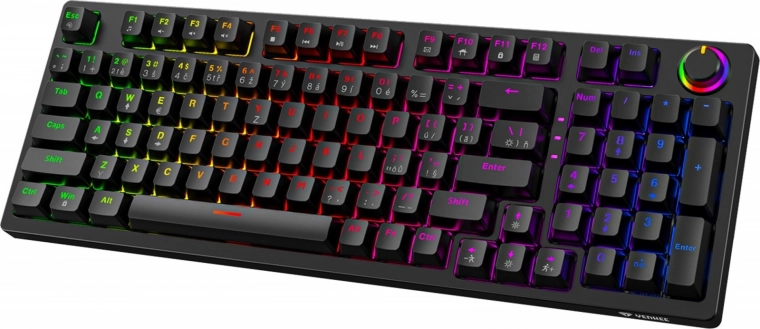 Teclado mecánico con RGB para una pulsación segura