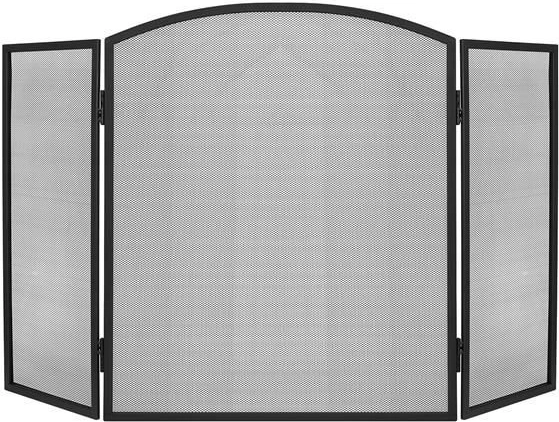 Estructura plegable de tres paneles