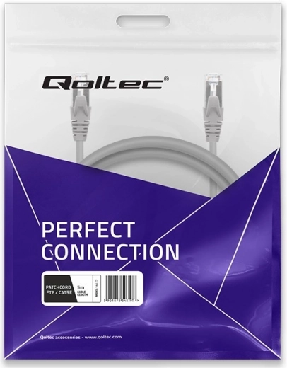 Calidad comprobada Qoltec, categoría CAT5e