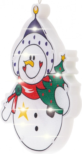 Mágico muñeco de nieve con luces LED