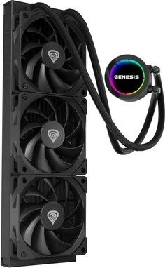 Radiador de 360 mm y ventiladores de hasta 80 CFM