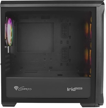 Vidrio templado y panel frontal perforado